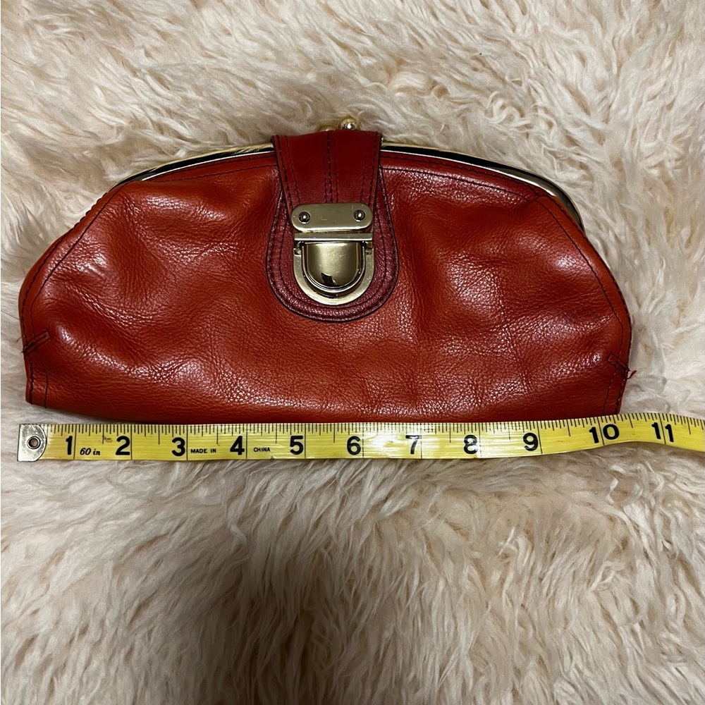 Nordstrom cognac clutch